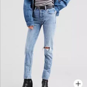 Free People Levi 501 Skinny light wash size 27